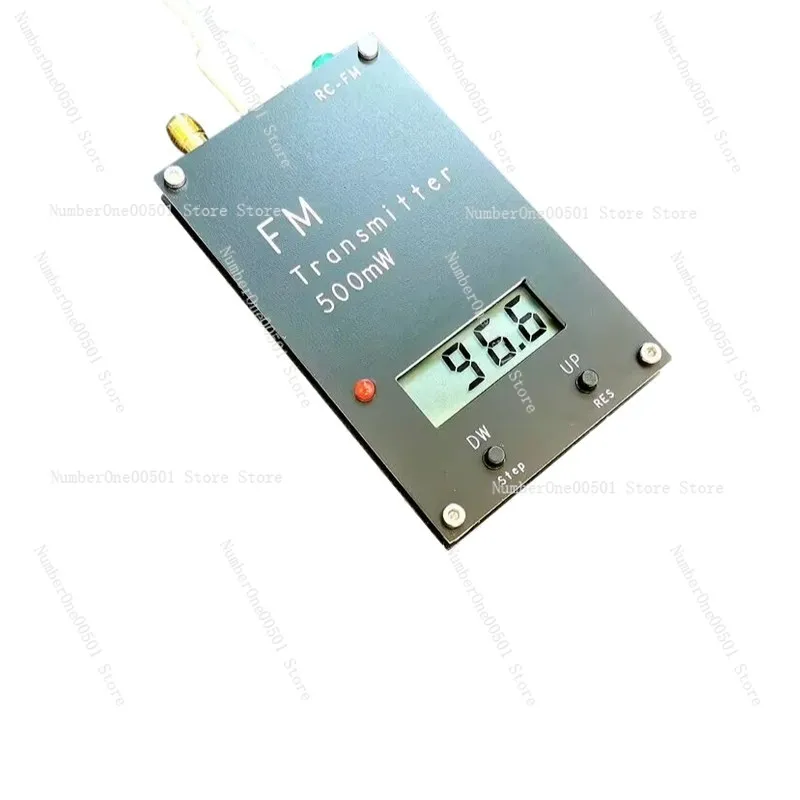 

500 МВт цифровой дисплей стерео FM-передатчик частоты от 76 МГц до 108 МГц радиотранслятор
