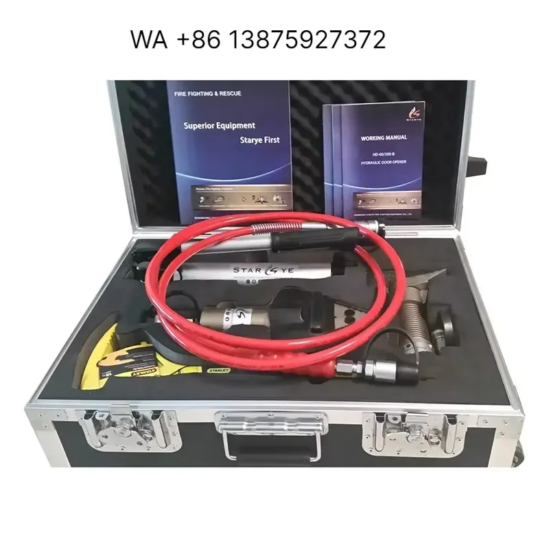 Wmwmnu for EN CE Vehicle Extrication Rescue Tool Kit Hydraulic Door Opener Set Emergency Car Escape Equipment