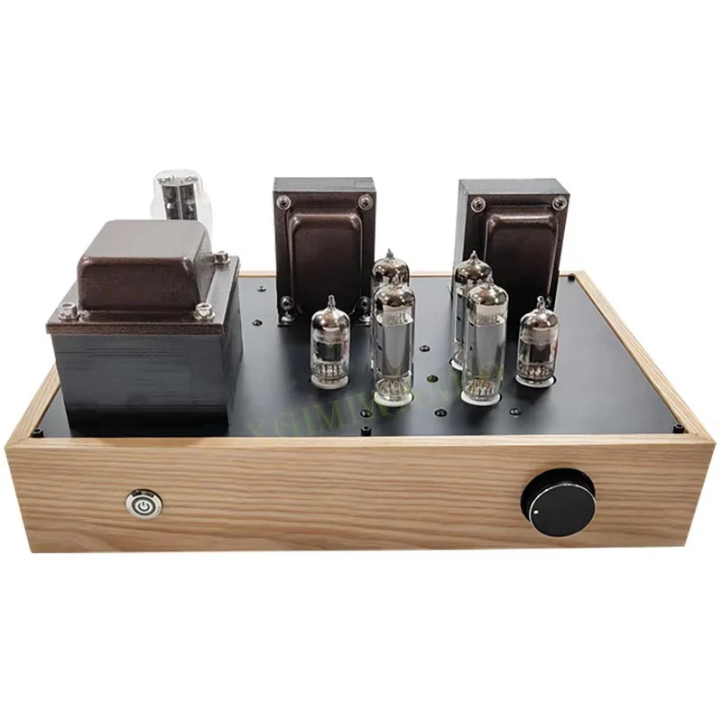 Dynaco 12AX7 ECC83 Push 6P14 EL84 Vacuum Tube Amplifier 10W 2.0 5Z4P Rectifier With LED Ligh Electronic tube Amplifier Audio