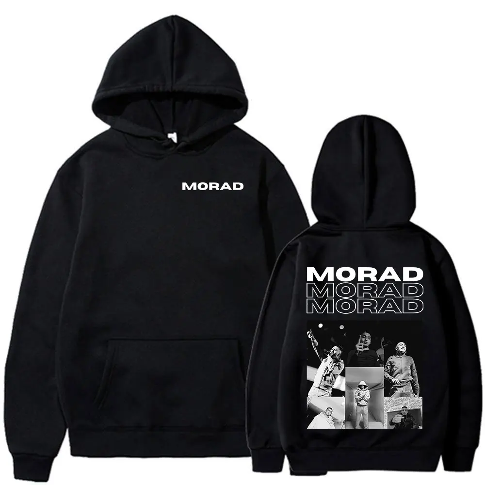 Neuer Rapper Morad MDLR Tour Grafik-Hoodie Unisex Herren Damen Sweatshirt Vintage Pullover Langarm Fan-Geschenk Lässiger Kapuzenpullover – Detail 14