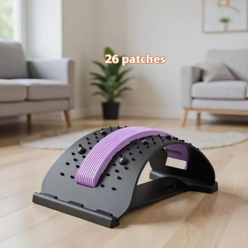 1PC Lumbar Back Soothing Device Stretch Lumbar Spine Relieve Nerve Compression Magnetic Massage Lumbar Vertebrae Back Corrector