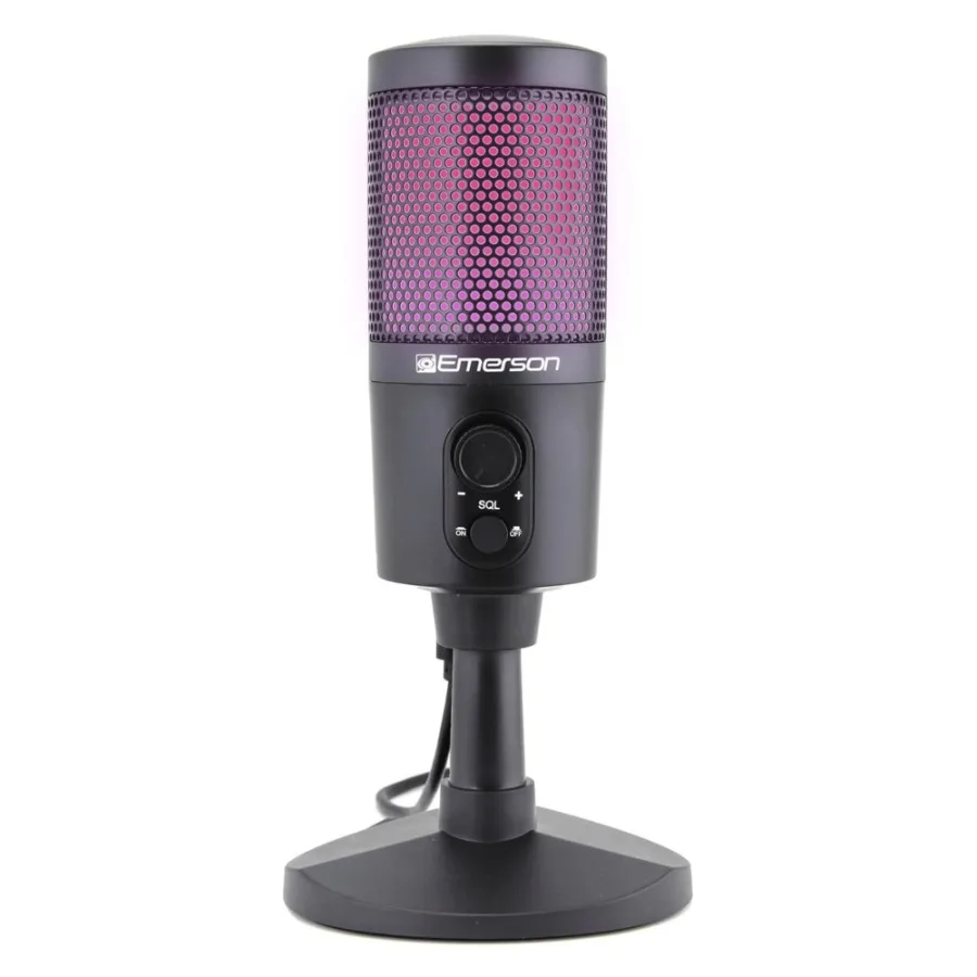 

Игровой USB-микрофон Emerson с RGB-подсветкой