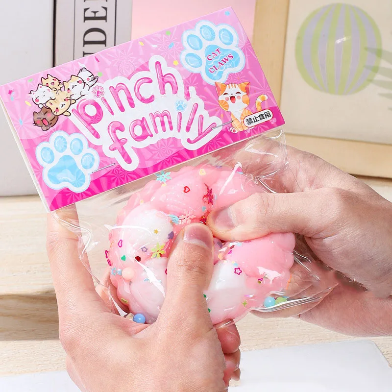 الفراولة كعكة التوت برج ضغط لعبة لطيف لزجة الضغط قرصة لعبة لتخفيف الضغط الجدة الاطفال الكبار هدية عيد ميلاد