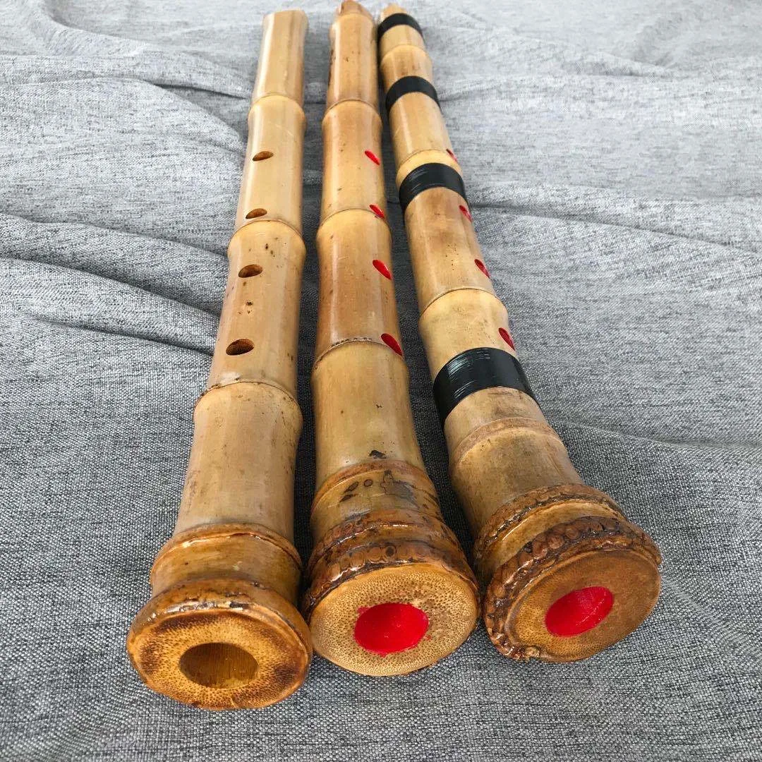 54.5cm Chinese Traditional 5 Holes Bamboo Flute Chi Ba Clarinet Musical Instrument Flutes For Beginner