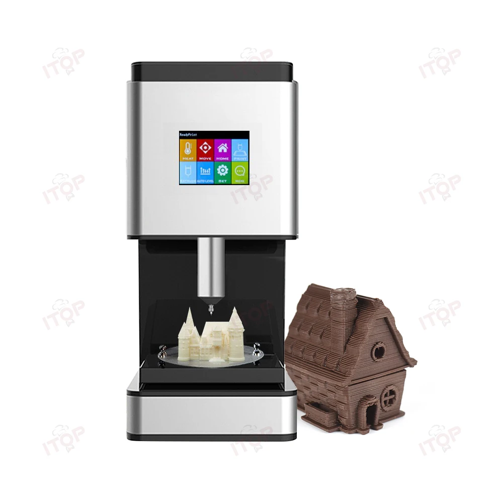 ITOP Chocolate 3D Printer Food Stereo Printer Edible Consumables 0.2mm Printing Accuracy Adjustable Temperature Nozzle