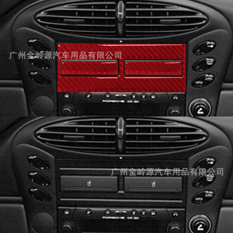 Suitable for 98-04 Porsche BOXTER car interior modification carbon fiber instrument panel cup holder decoration