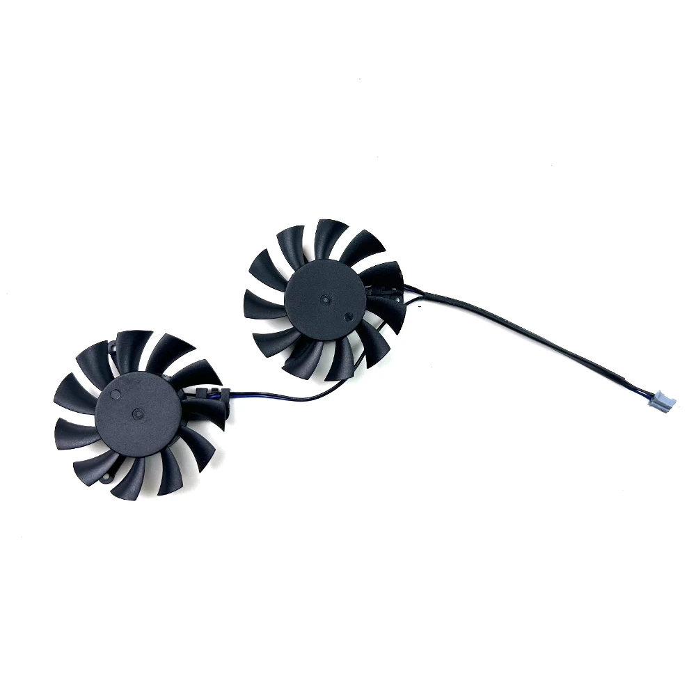 NOWY wentylator chłodzący 46mm 2pin HA5510H12F-Z 2pin 0.30A GTX1650 LP OC GPU FAN do MSI GTX1650 LP OCV1 wentylator zamienny karty graficznej