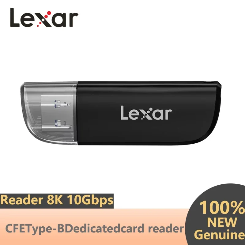 

Lexar RW300U Dual Slot Card Reader, USB 3.2 Gen1, 2-in-1 Portable Adapter, High Speed Reading for TF & SD Memory Cards