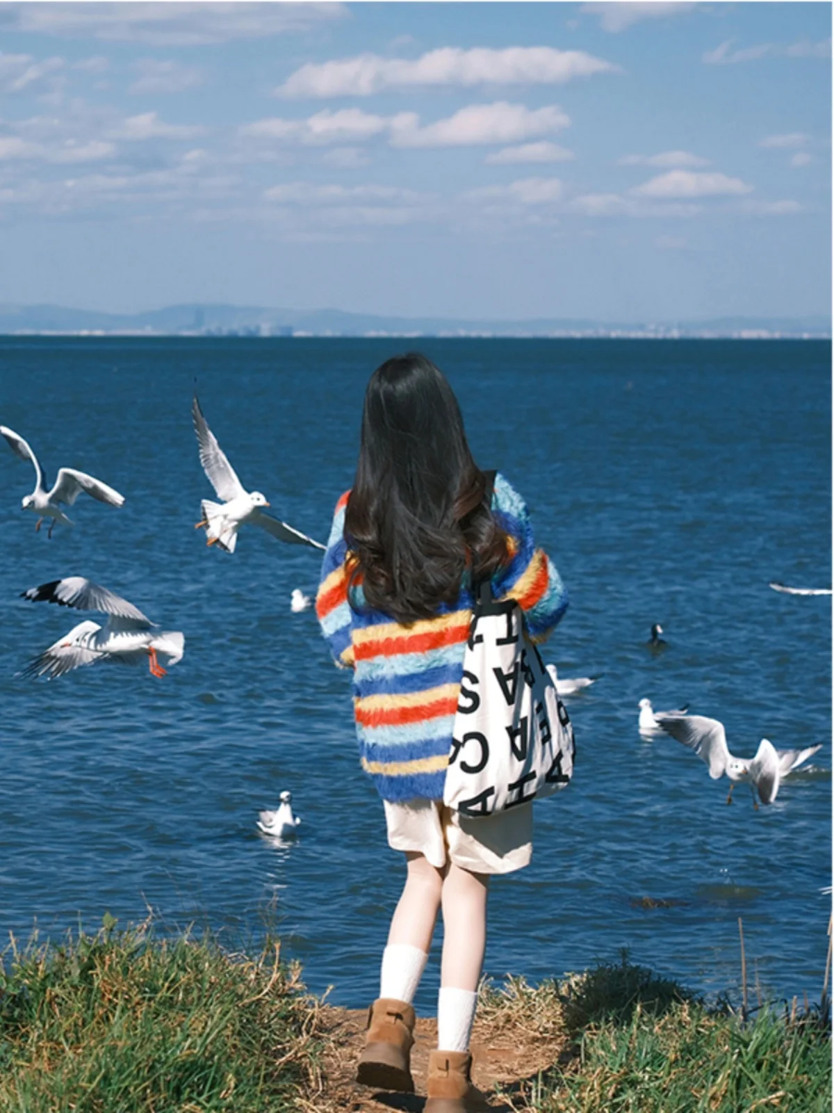 

Свитера Джемперы Кардиганы Женские вечерние ребристые вязаные пуговицы Контрастный крой Обычный крой Рабочая встреча Профессиональный Простой Чистый Элегантный