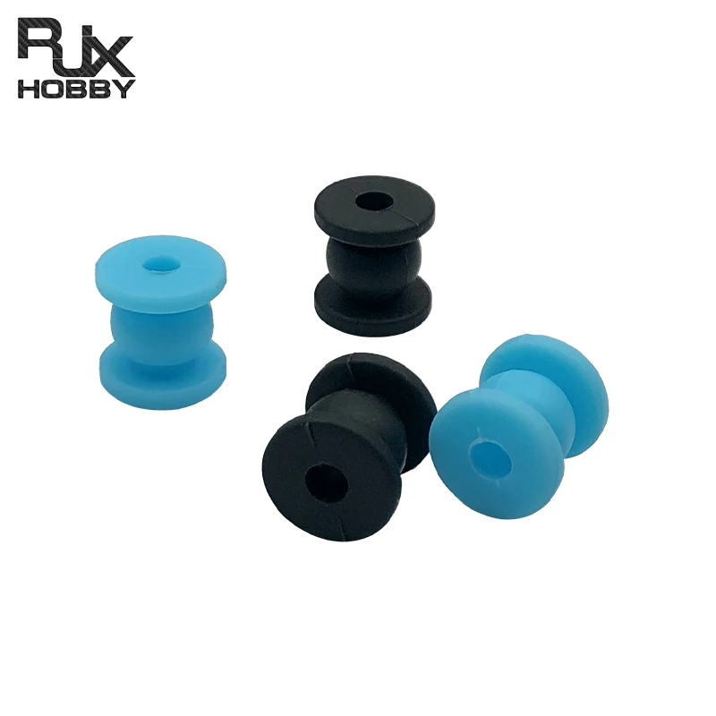 

RJXHOBBY 100pcs 12x12x4mm Silicone Damping Balls AV Shock Absorber Ball Damper Anti-Vibration Ball for FPV FC ESC Camera Mount