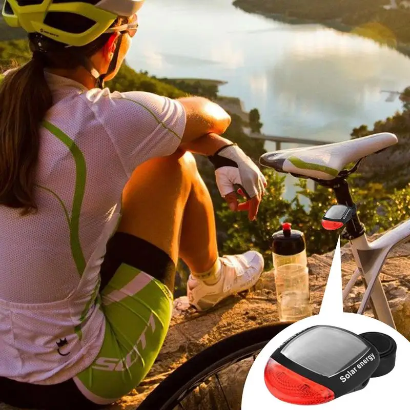 ไฟจักรยานสําหรับขี่กลางคืน 3 โหมดไฟขี่จักรยานพลังงานแสงอาทิตย์ไฟหน้าจักรยานเสือภูเขาจักรยานแบบปรับได้ไฟชาร์จพลังงานแสงอาทิตย์