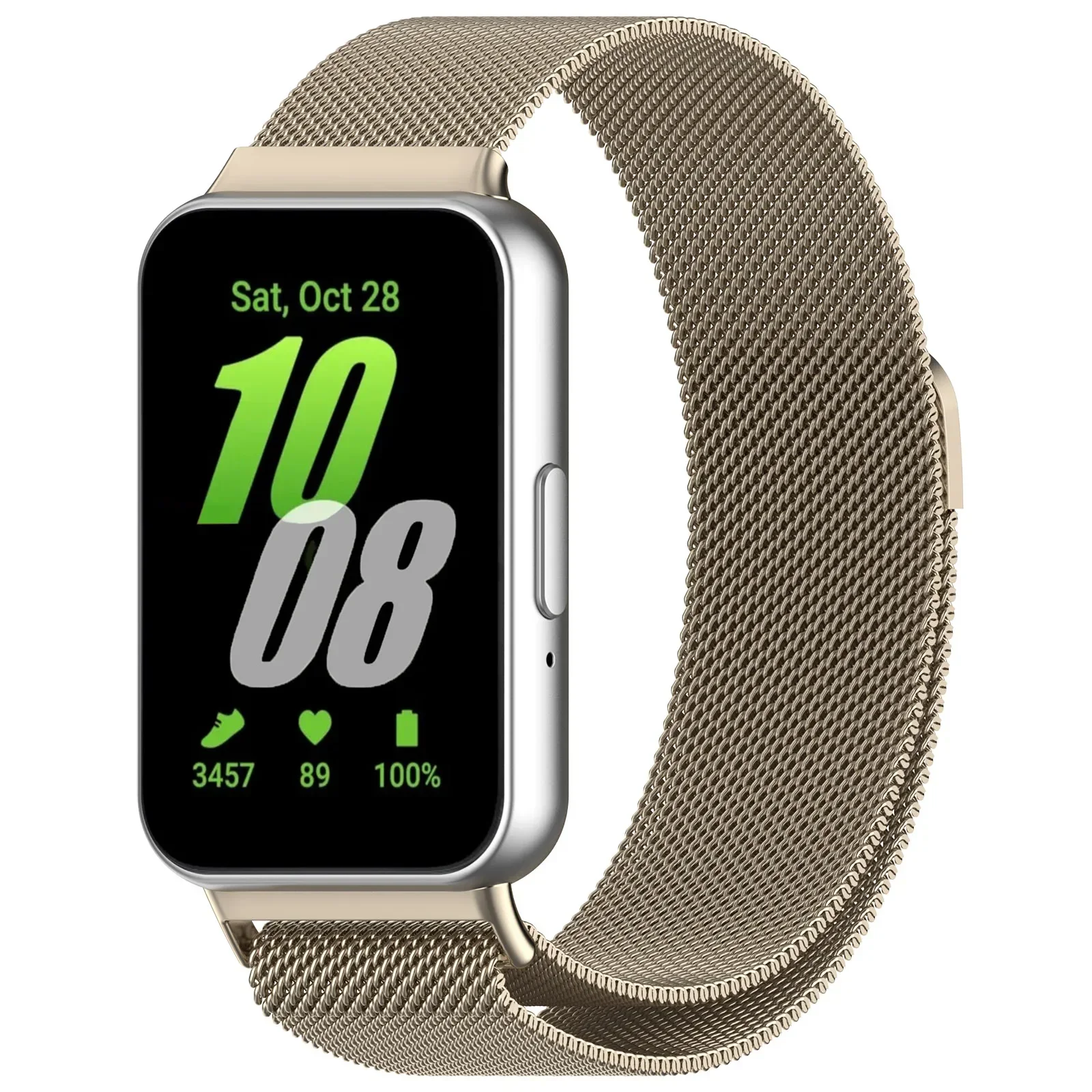 Milanese-Armband für Samsung Galaxy Fit 3, magnetisches Edelstahl-Ersatzarmband, Armband, Galaxy Fit 3-Zubehör, Correa – Detail 23