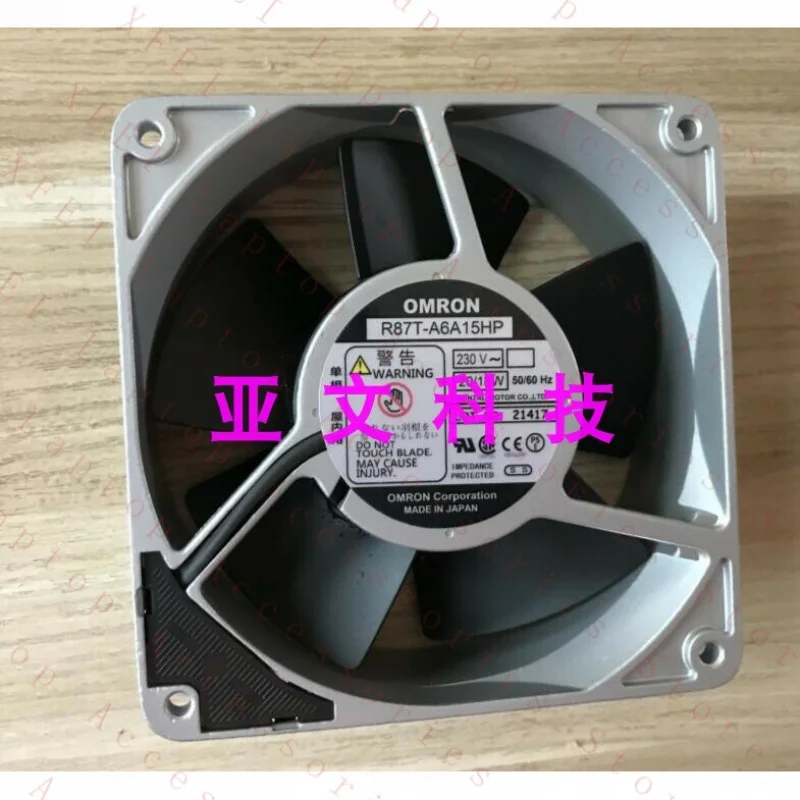 D  1PCS  FOR Omron R87T-A6A15HP 230V 16 / 15W 120 * 120 * 38MM all metal cooling fan