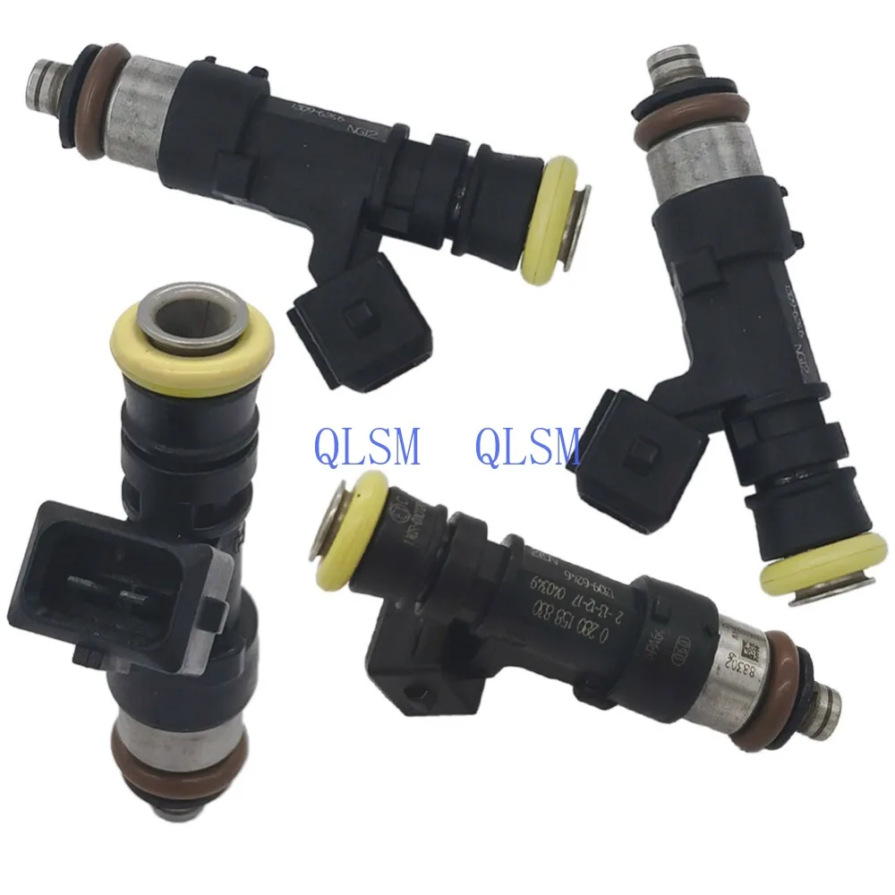 

4 Pack 210lbs 2200cc Fuel Injector Set for Honda Audi Mazda Dodge GM 0280158829 0280158830 Premium Car Accessories