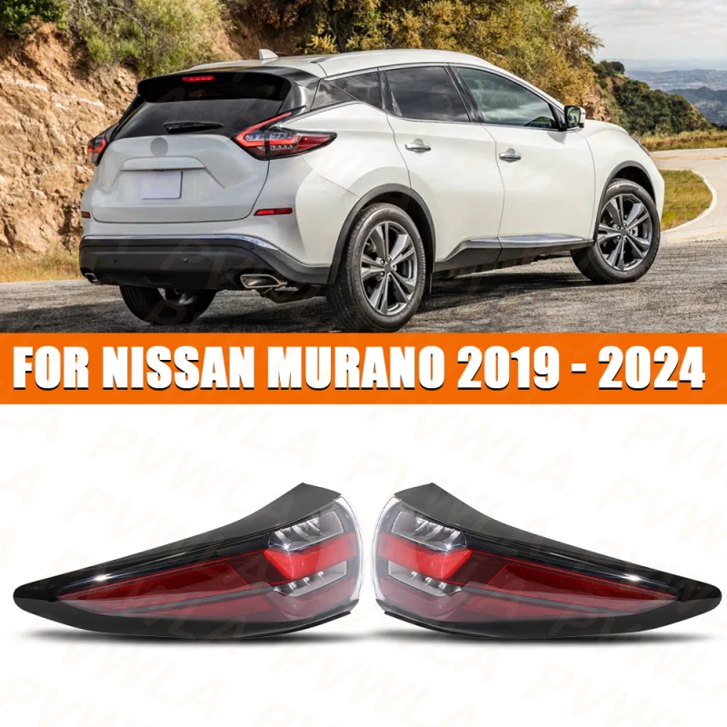

LED Tail Light Outer Side For Nissan Murano 2019 2020 2021 2022 2023 2024 Car Accessories Brake Stop Driving Turn Signal Lamp
