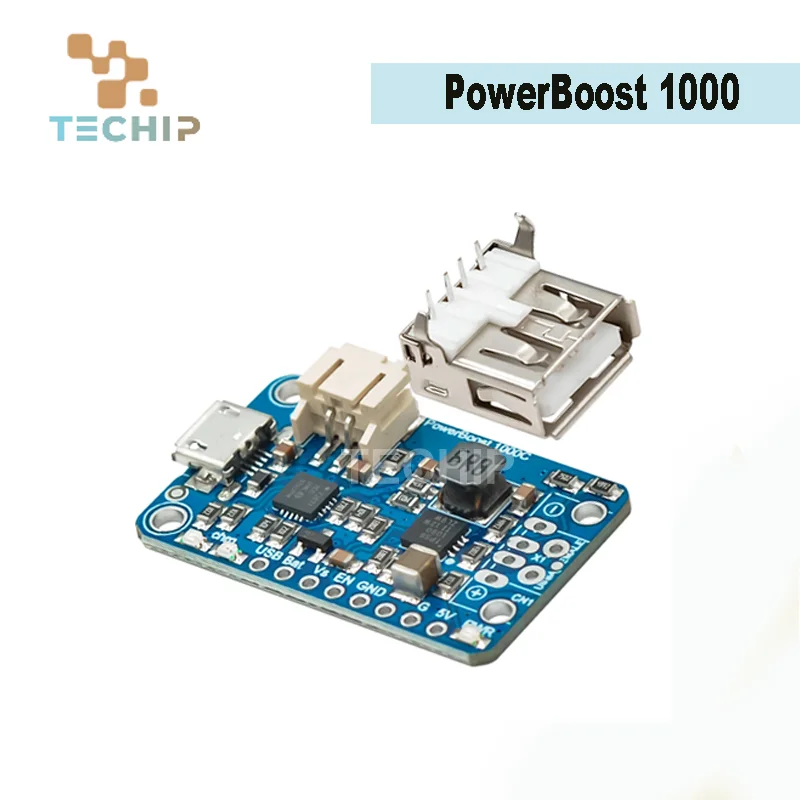 2465 PowerBoost 1000 Зарядное устройство, перезаряжаемое 5 В Lipo USB Boost