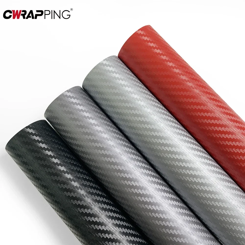 3D127cm Carbon Fiber Vinyl Wrap Car Stickers Motorcycle Protection Auto Styling Stickers Exterior Decor Film for Cars Supplies