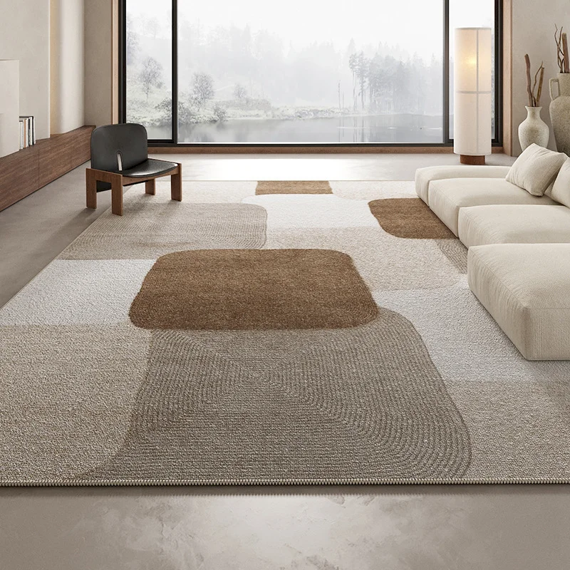 VIKAMA Abstract Water Drop Anti Slip Large Carpet Texture Irregular Block Carpet Living Room Interior Home Decoration