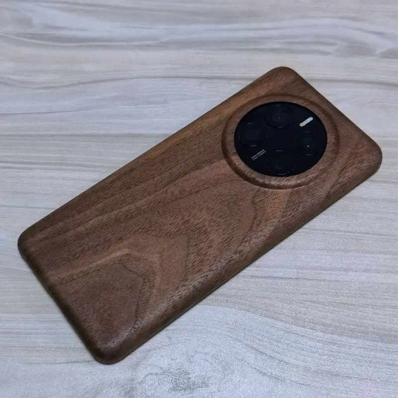 Real Wooden Kevlar Case For Huawei Mate 50 Pro Ultra thin Light Protective Back Cover for Mate 50 40 RS 30 For Porsche Design