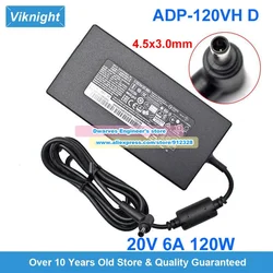 ADP-120VH D AC Adapter 20V 6A 120W Laptop Charger for MSI CF63 THIN 10SC 10SC-005FR MS-16R5 10SC-017XES 10SC-073MY