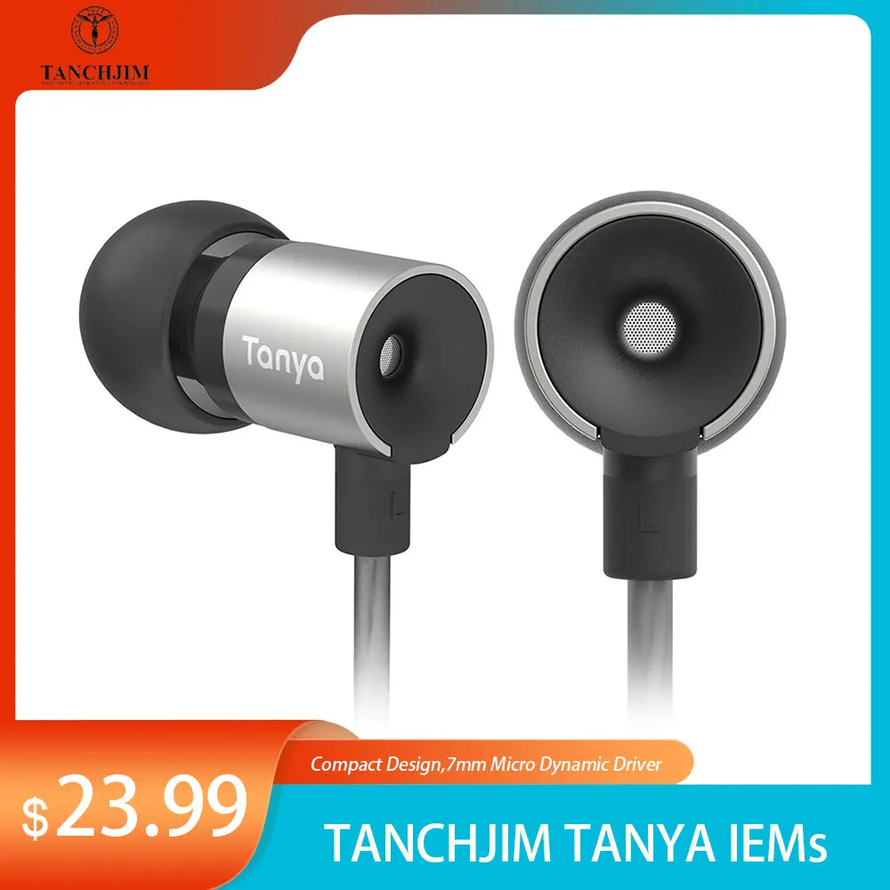 

TANCHJIM TANYA Best Wired HiFi In Ear IEMs Earphone DSP 7MM Dynamic with HD Microphone Type C/3.5mm Plug 4N Oxygen Free Cable