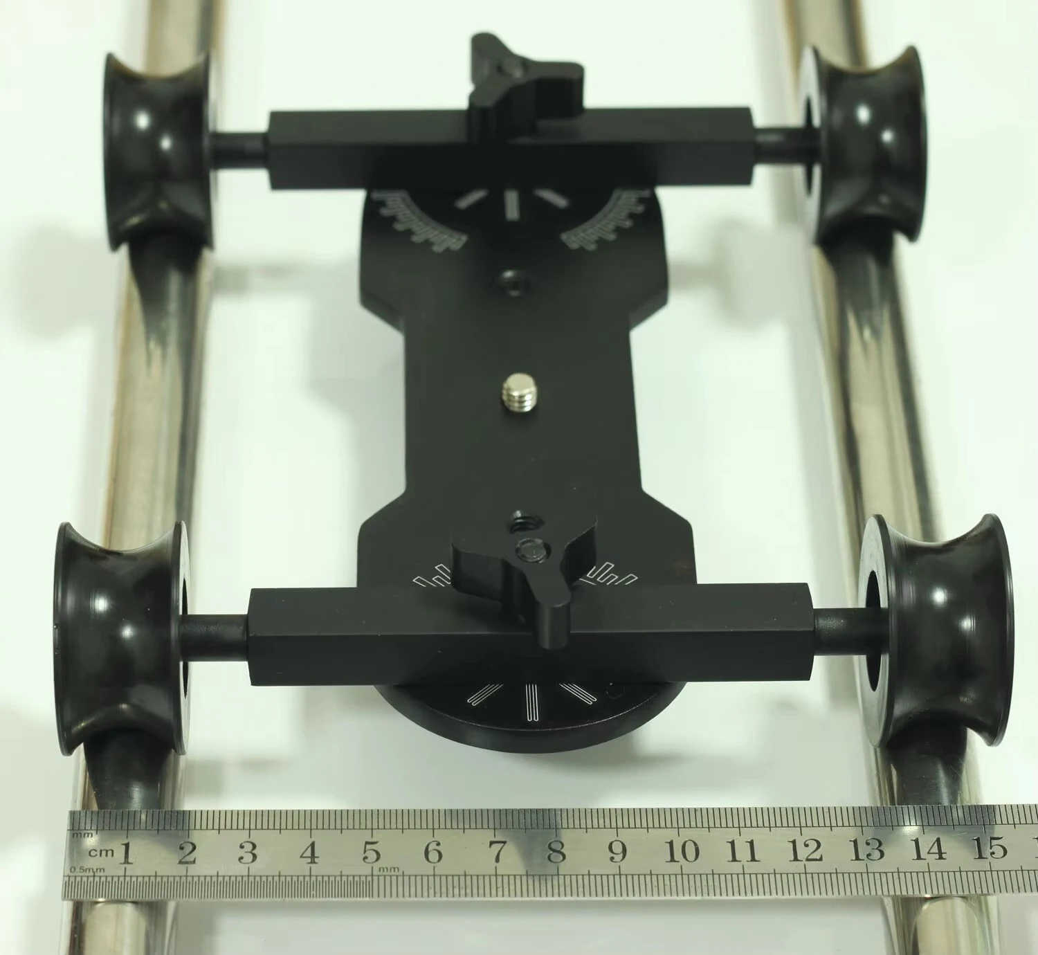 Kit de chariot compact de table pour caméra vidéo DSLR, bricolage, roue à rainure en U, trépied 5D II 5DIII 5D 7