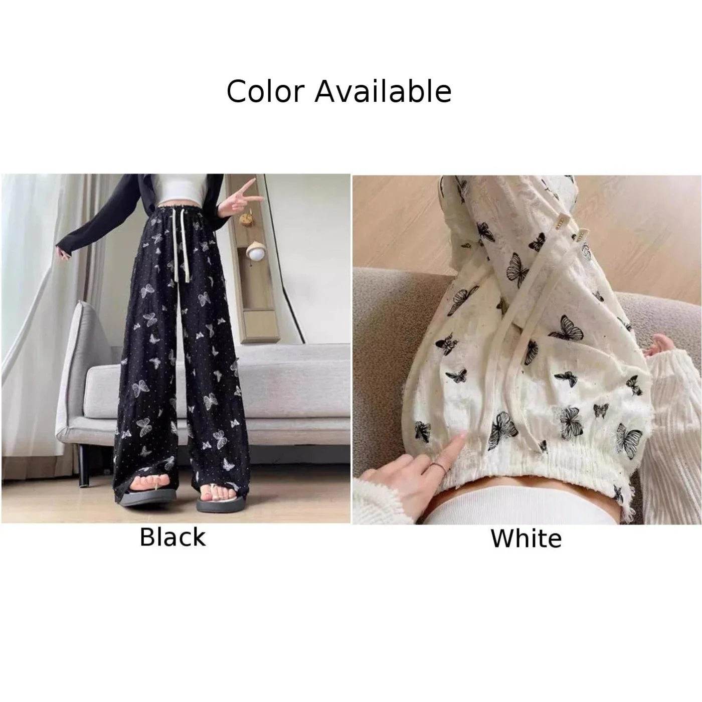 Casual Summer Trousers High Waist Wide Leg Pants Ideal For Daily Wear Brand New Condition Daily Commuting Wear