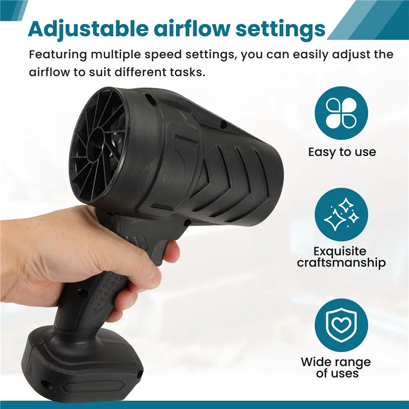 A93Z منفاخ توربو كهربائي بدون فرش مروحة نفاثة للبطارية أداة تبريد عالية الطاقة، غسيل السيارات، إزالة الغبار