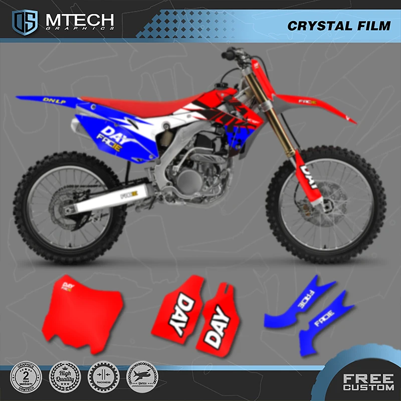 

DSMTECH новый стиль графика для Honda CRF250R CRF250 14-17 CRF450R CRF450 2013-2016 наклейки наборы наклеек 001