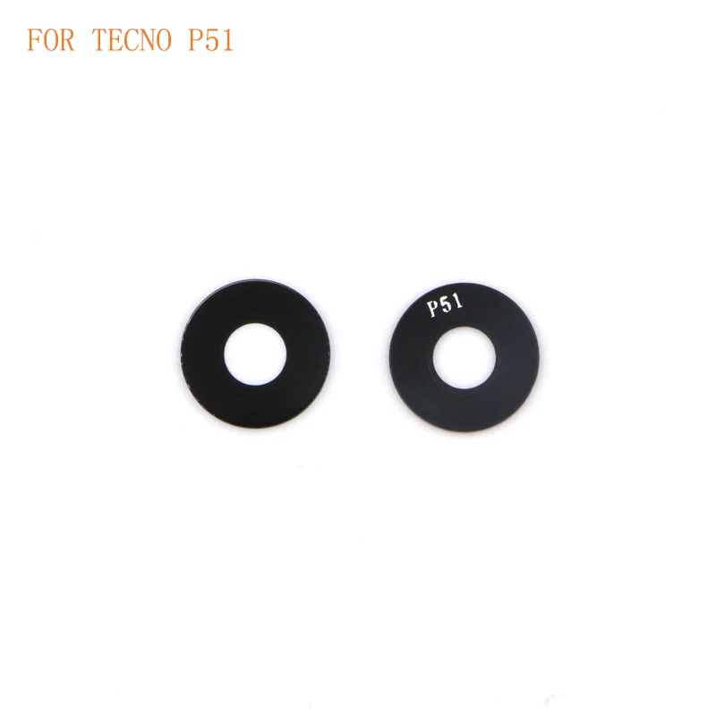 ELECTERMI 20 PCS Back Rear Camera Lens Glass Mobile Phone Replacement Repair Parts For TEC P51