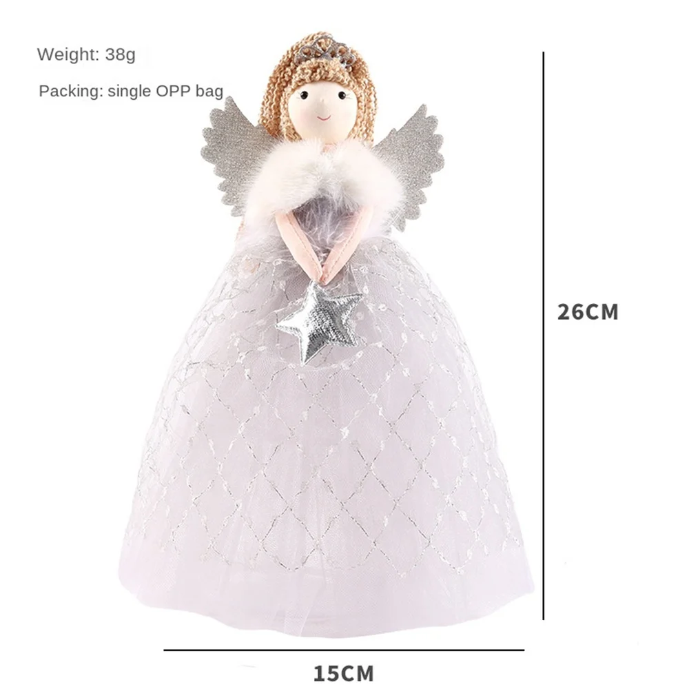 Adding A Festive Atmosphere Toy Doll Skin-friendly Angel Girl Pendant Reusable Workmanship Angel Girl Doll Pendant Lovely