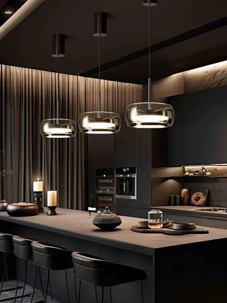 Lampes suspendues en verre LED modernes, plaquées, pour salon, chambre à coucher, Restaurant, Bar, hôtel, lumière chaude d'intérieur, éclairage décoratif LED