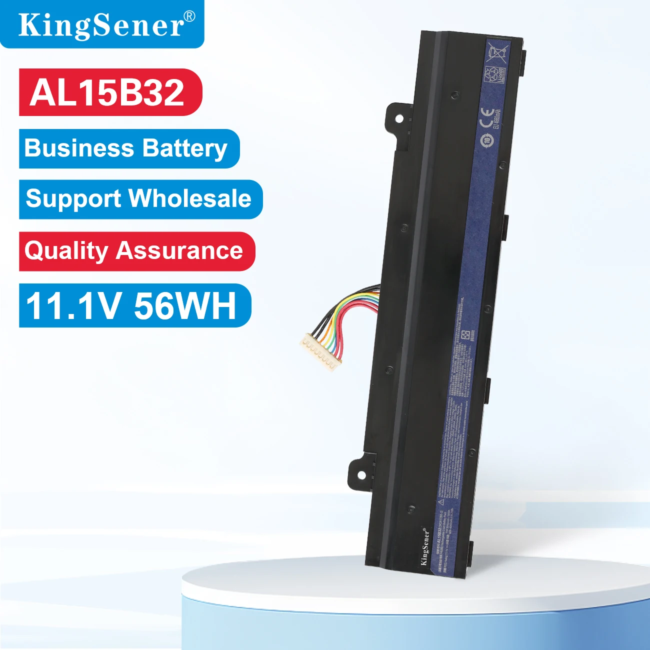

Аккумулятор для ноутбука KingSener AL15B32 для ACER Aspire V15, высота 2, зеркальная серия, Модель 11,1 q12, 5040 в, мАч