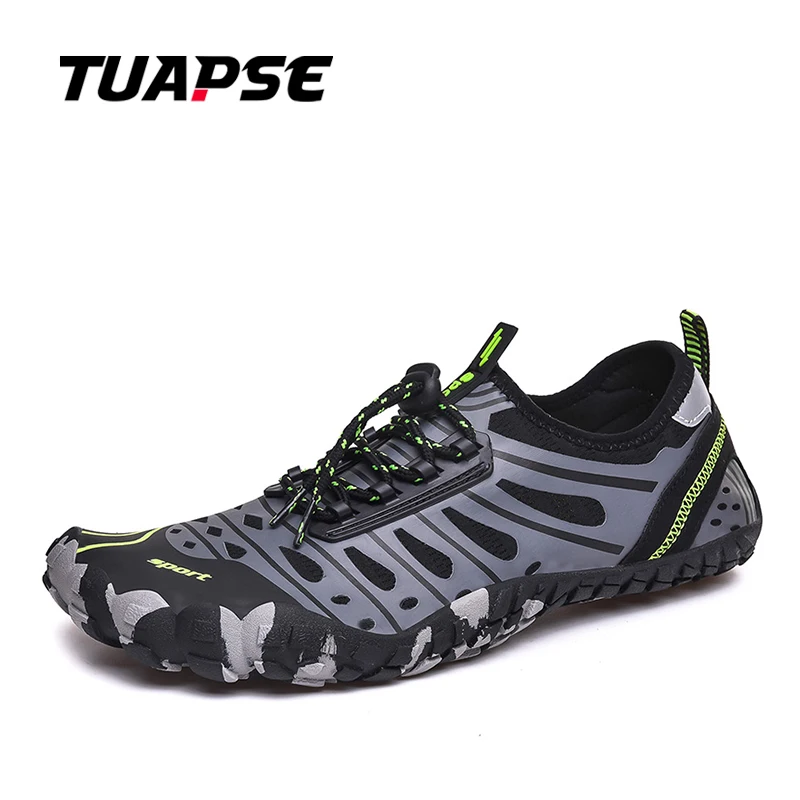 

TUAPSE Summer Water Shoes Men Breathable Quick-Drying Anti-Collision Head Mountaineering Fishing Shoes Lightweight Wading Shoes