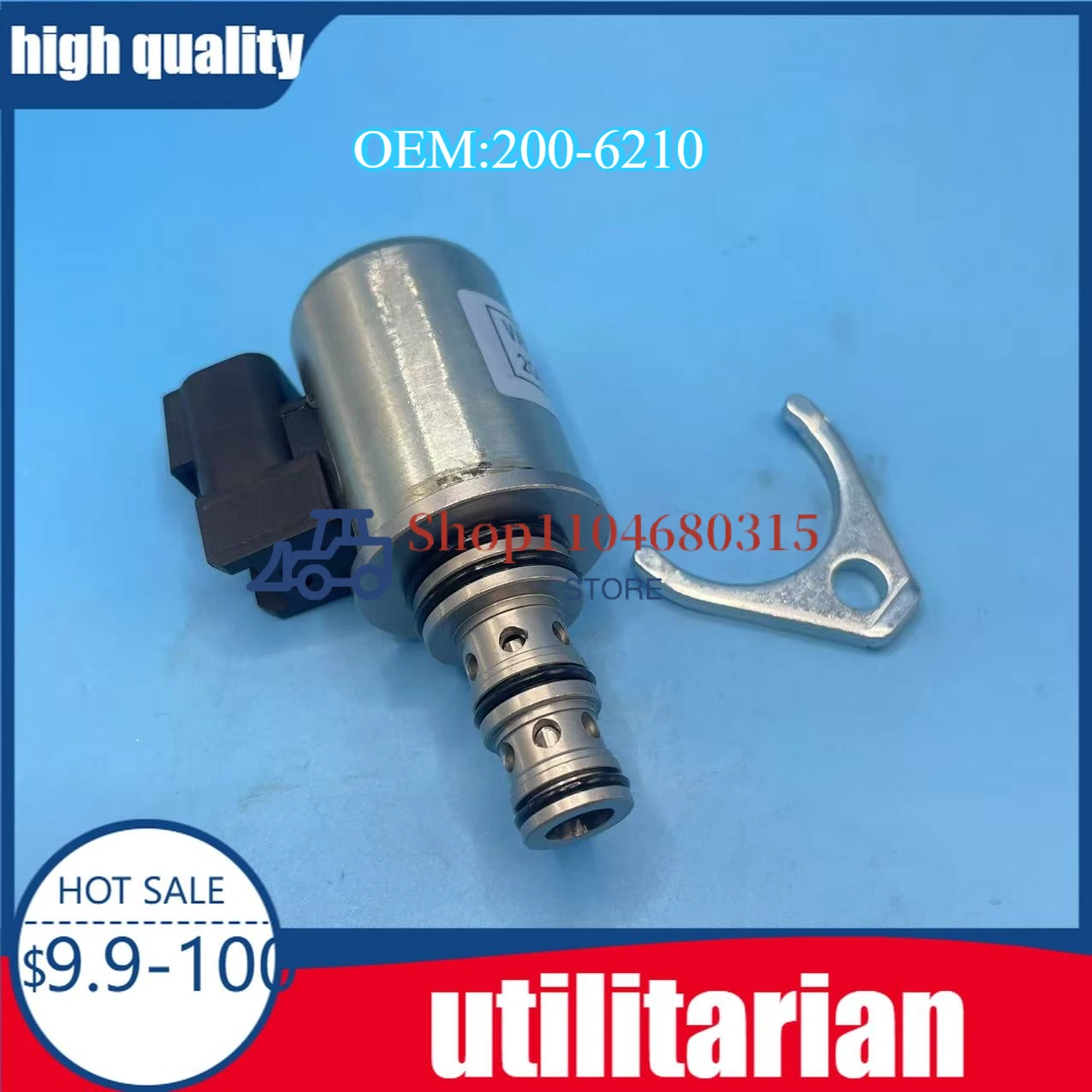 

Solenoid Valve 200-6210 12V 2006210 For 420E 430E 432E 434E 444E 450E 450F TH220B TH330B TH340B TH350B TH355B TH460