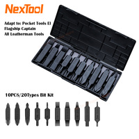 NexTool Bit Kit 20 Types of Accessory Kit Set Screwdriver Set for NexTool Pocket Tools E1 Flagship Captain Hand Tools Multi-tool