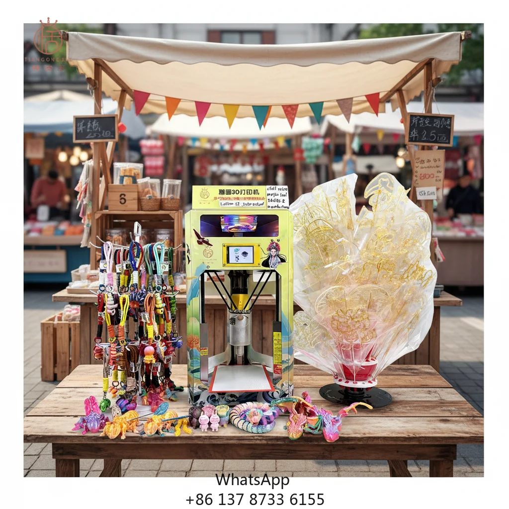 Professional Street Vendor Sugar Art Kit All One Package Charms Food Safe 3D Printer Tools Instant Setup New 1 Year