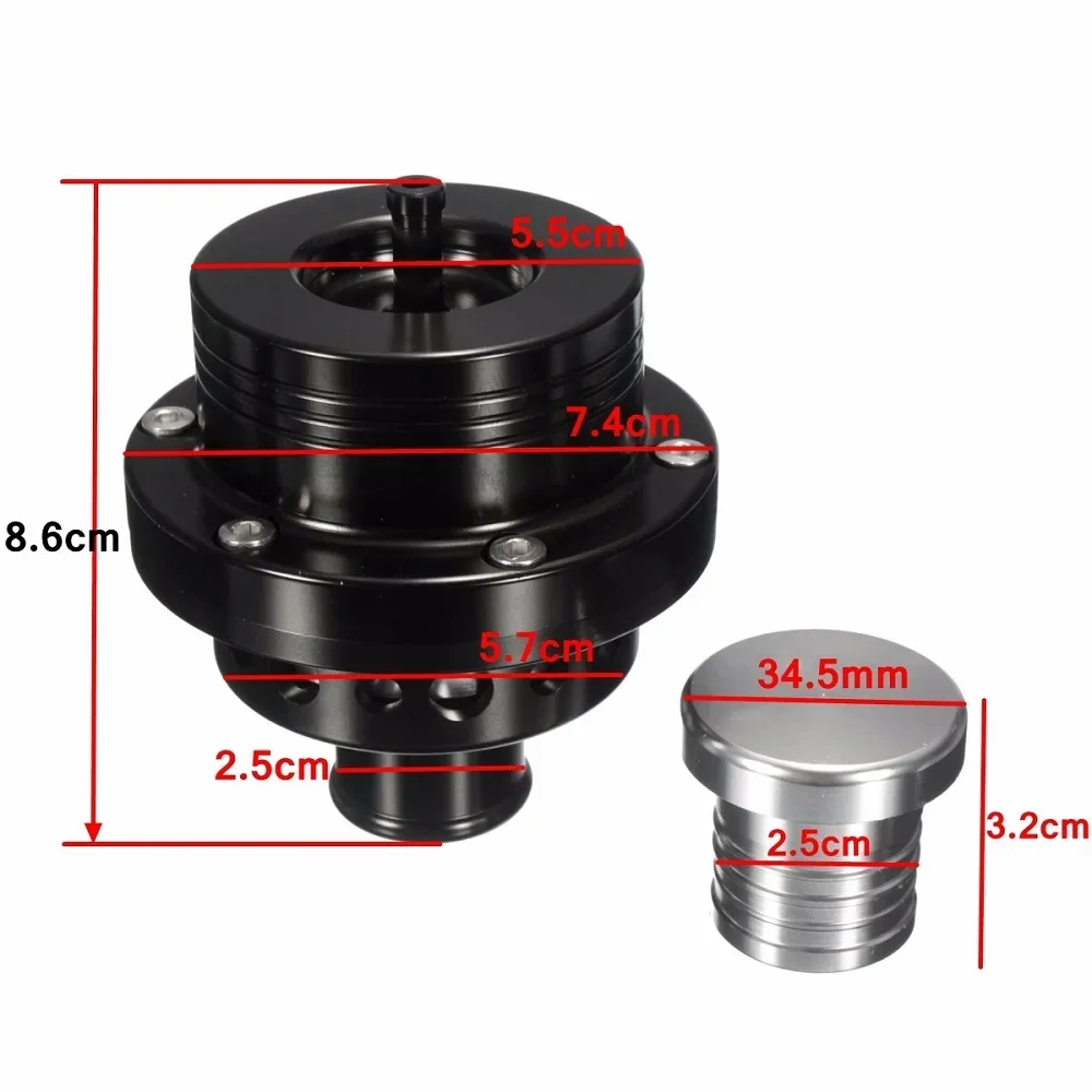 OYOTE   Turbo 25mm Blow off valve Dual Piston BOV 1.8T For VW Golf MK4 Jetta A4 B5