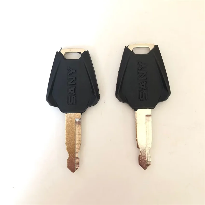 

2pc Ignition Keys For Sany Excavator Bulldozer Loader Heavy Equipment key