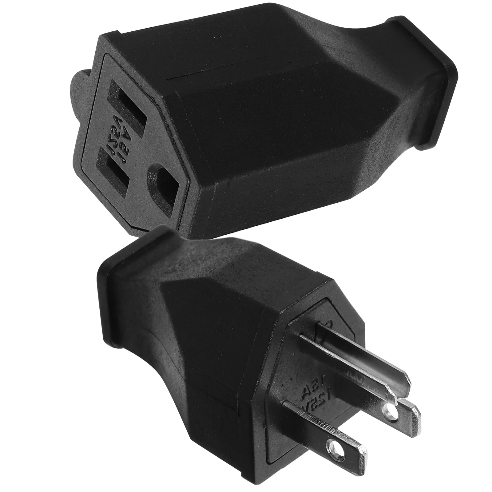 

1 set Power Electrical Connector for Rice Cooker Appliance 15A125V Rice Cooker Power Connector Replacement Universal Adapter