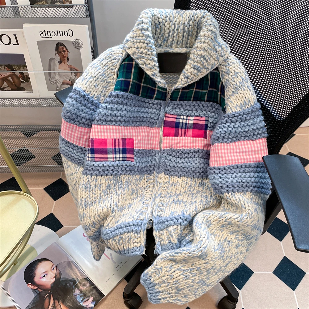 

Women's Cardigan Knitted Sweater Harajuku 90s Aesthetic Y2k Long Sleeve Sweater Jumper Vintage 2000s Aesthetic Clothes 2025