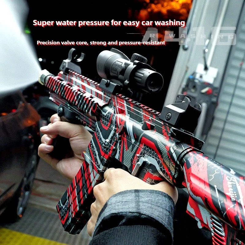 

High Pressure Car Wash Spray Water Gun M416 High Pressure Cleaner AK47 Garden Watering Hose Nozzle Sprinkler CarWashing Tools