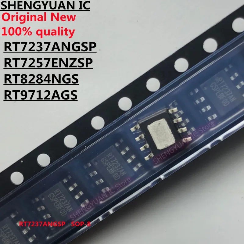 10Pcs RT7237ANGSP RT7237AN RT7237 RT7257ENZSP RT7257EN RT8284NGS RT8284N RT8284 RT9712AGS RT9712A SOP-8 Original Novo 100% Qualidade