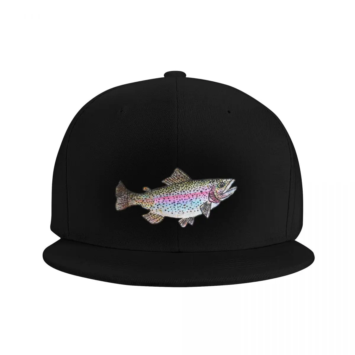 Rainbow Trout Fish Drawing Baseball Cap foam party Hat Streetwear Women's Beach Visor Men's