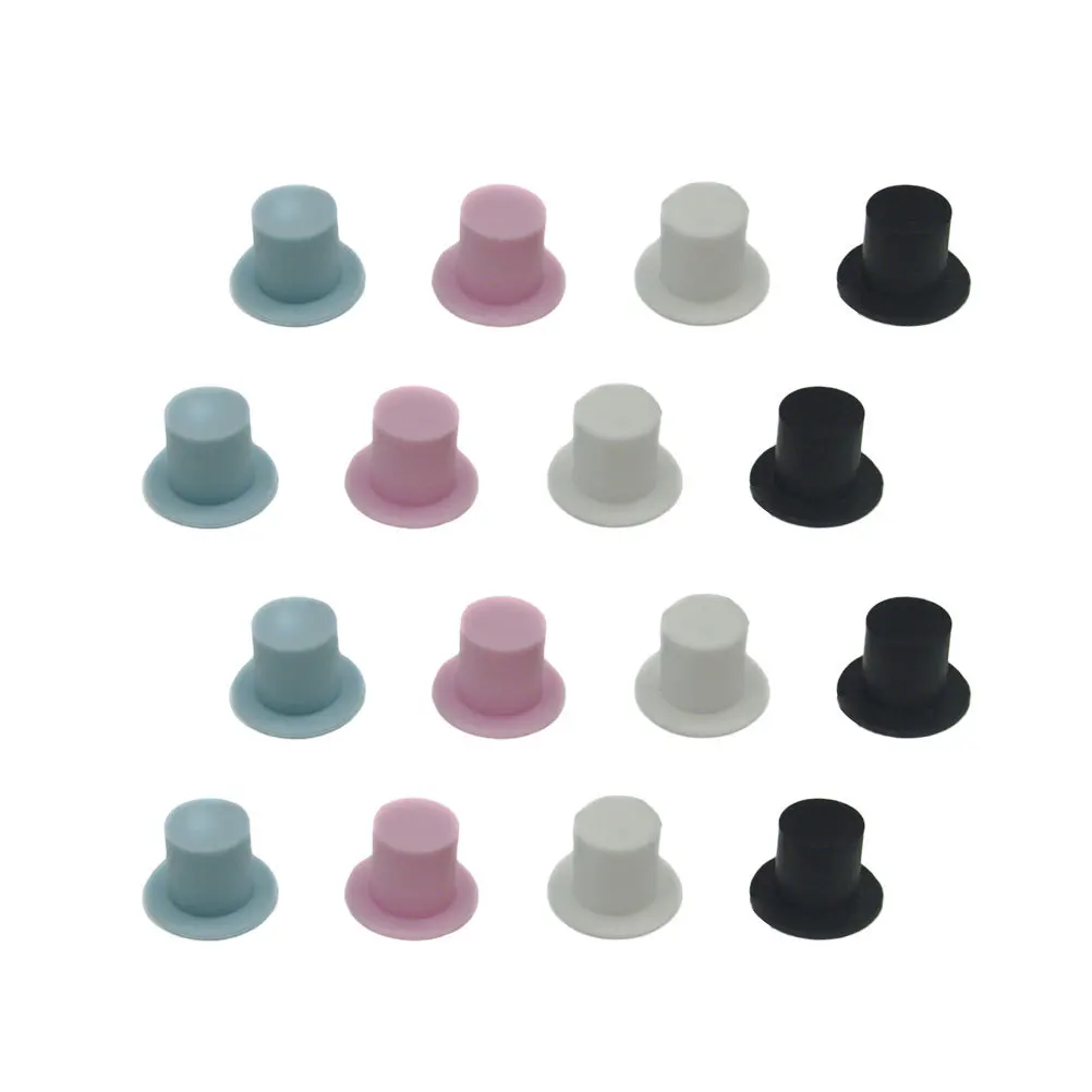 

80Pcs Mini Clown Hats Lightweight Plastic Small Colorful Party Headdress Photo Prop Supplies Mini Hat Small Color Hat
