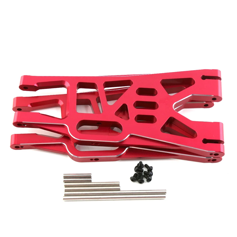 Brazo de suspensión inferior delantero y trasero de Metal para coche teledirigido, accesorios de piezas de mejora de camión monstruo, 2 piezas, para 1/5 Traxxas x-maxx Xmaxx 6S 8S RC