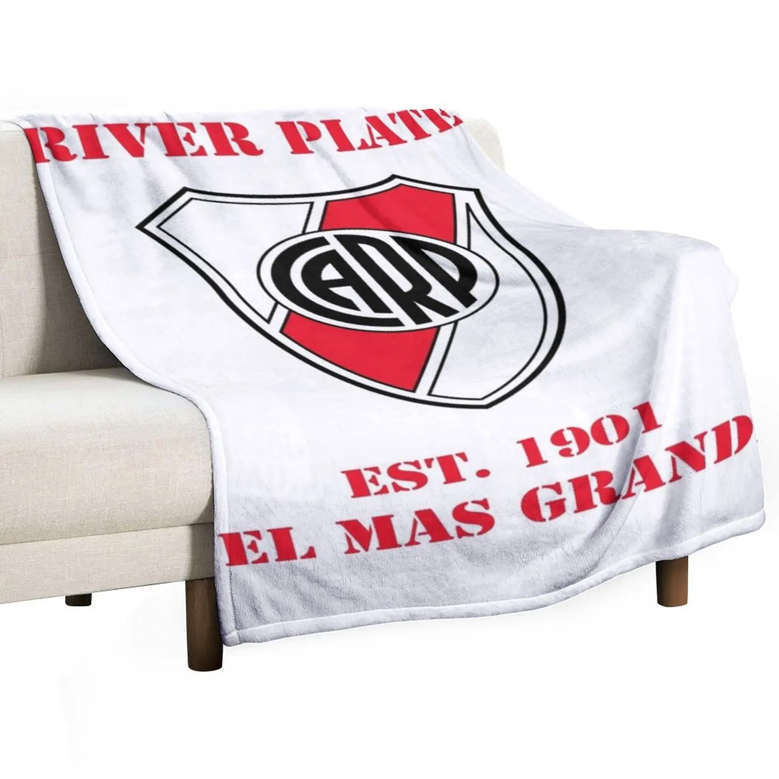 RIVER PLATE FC Throw Blanket Designers manga Blankets