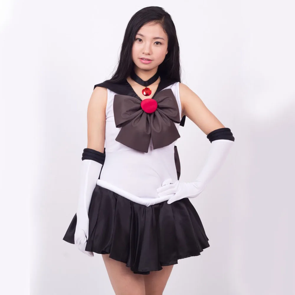 

Anime Cosplay dress Sailor Stars Sailor Pluto Meiou Setsuna Costume