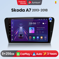Junsun Wireless CarPlay Android Auto Car Radio For SKODA Octavia 3 A7 2013 - 2018 GPS Multimedia 2 din Systems Stereo