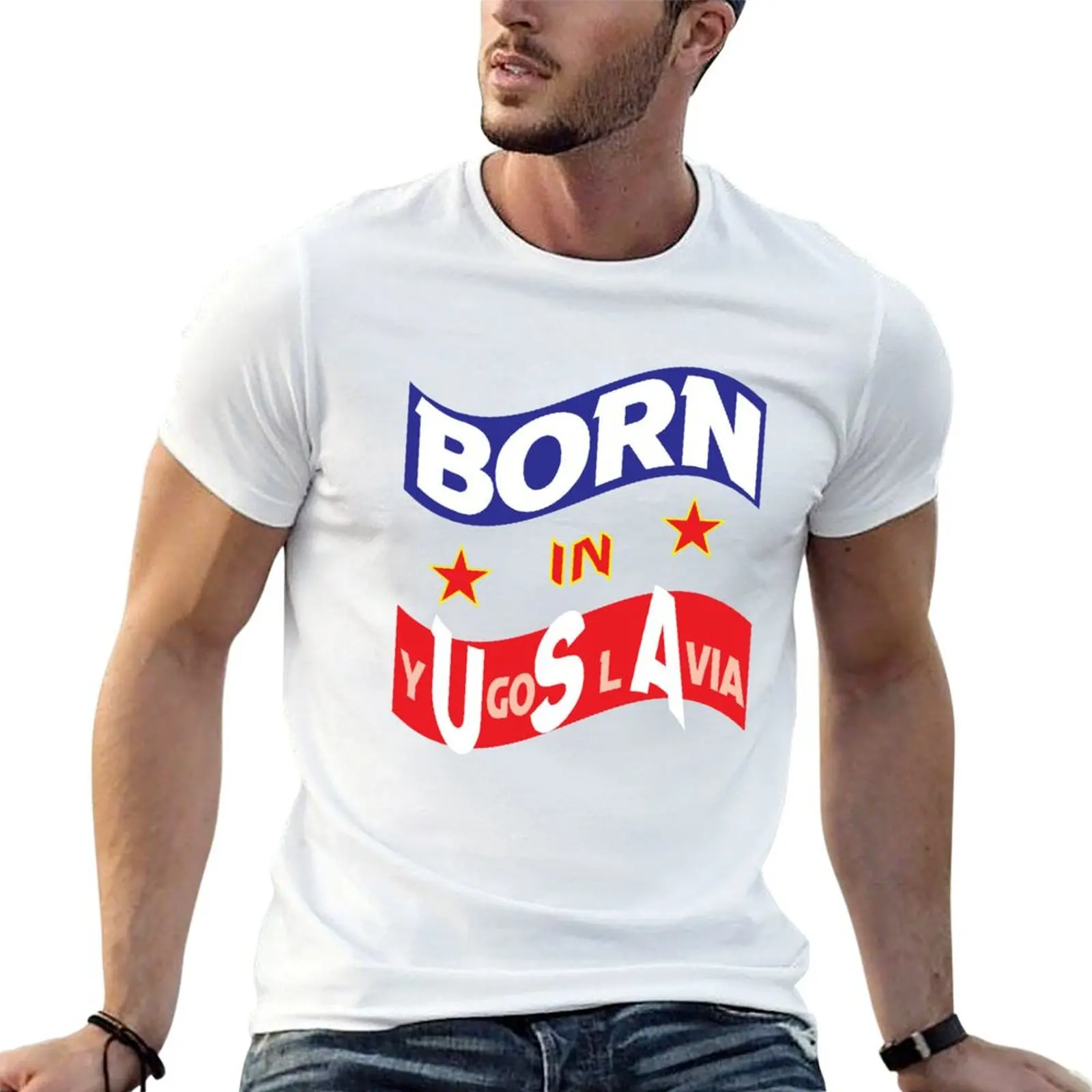 Born in Yugoslavia for Men & Women T-Shirt Lightweight Running T-Shirt